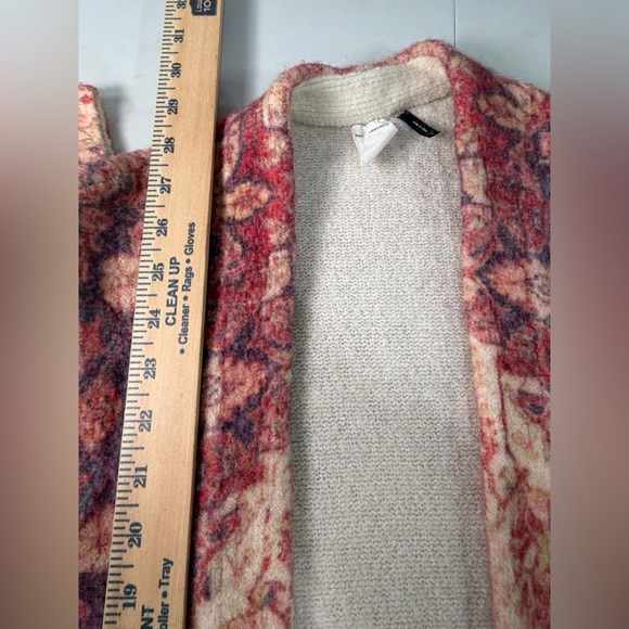 Anthropologie Akemi + Kin Laurel Canyon Wool Alpaca Open Cardigan Sweater XS - Picture 7 of 7